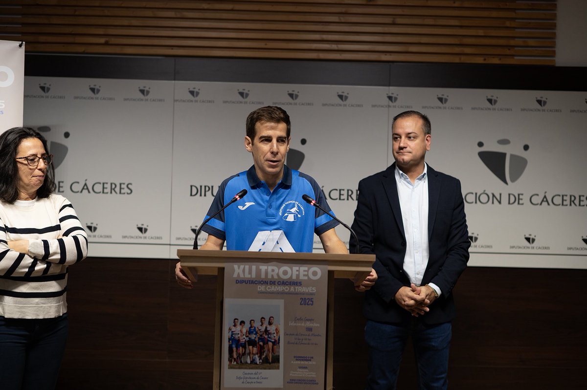 🏆 El XLI Trofeo Diputación de Cáceres de Campo a Través reunirá el 9 de noviembre a casi un millar de atletas en El Cuartillo🥇🥈🥉En esta edición se homenajea al atleta Carlos Gazapo. 

‼️‼️  Todos los detalles: dip-caceres.es/actualidad/not…
