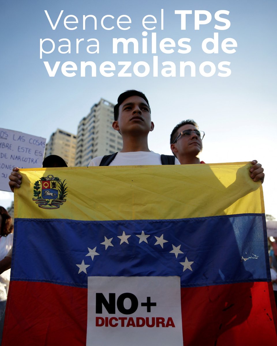 Vence hoy el TPS para miles de venezolanos en EE.UU.
Cientos de miles quedan en limbo migratorio y sin protección.
Detalles y opciones 👉 latinanoticias.com/tps-venezolano…

#TPS #Migración #VenezolanosEnEEUU #NoticiasUSA #TPSVenezolanos