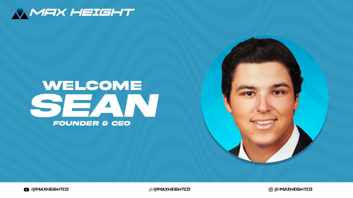 Welcome <a href="/SRLVentures/">Sean</a> to Max Height!