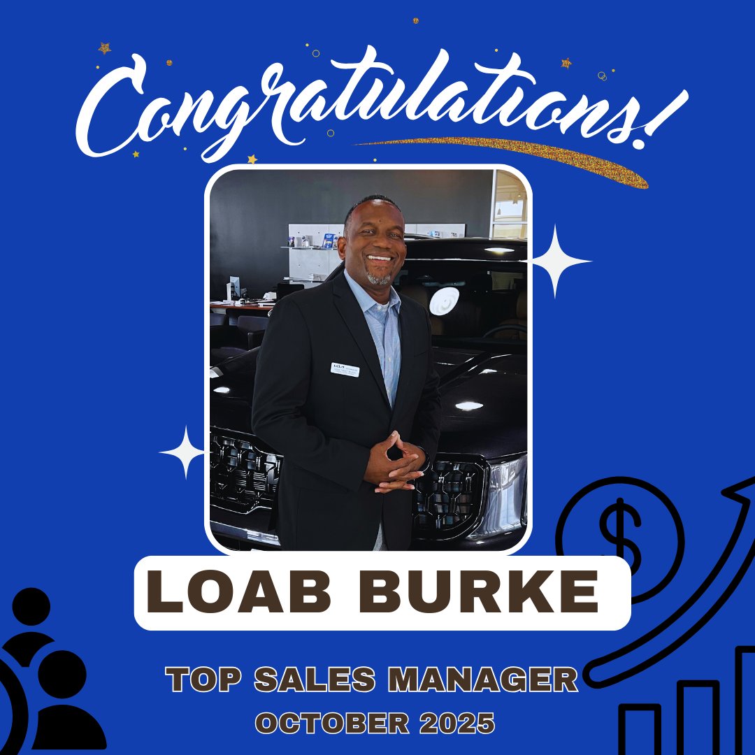🏆 Congratulations to our Kia Top Sales Manager for October 2025! Your leadership, dedication, and results continue to drive excellence and inspire the entire team. Keep leading the way! 🚗💼
#TopSalesManager #Kia #October2025  #Leadership #TeamExcellence  #Group1South
