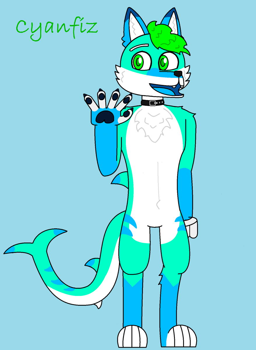 LunaticFox1086's tweet photo. Fanart i made for @cyanfiz (art by me) https://t.co/sZ2GKXq9RT