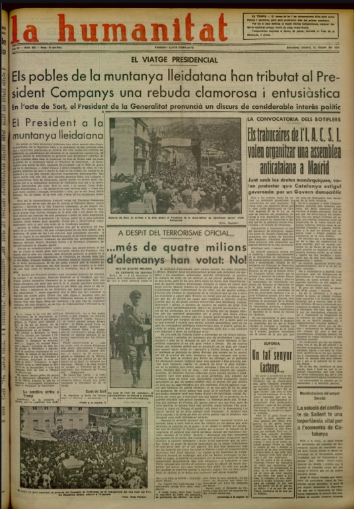 📅Avui és la Diada de la Catalunya Nord en record de l'execrable Tractat del Pirineu. Signat el 7 de novembre de 1659 entre el Regne de França i el d'Espanya es dividia el nostre país pel Pirineu quedant Catalunya dividida en dues parts. Rovira i Virgili ho recordava...