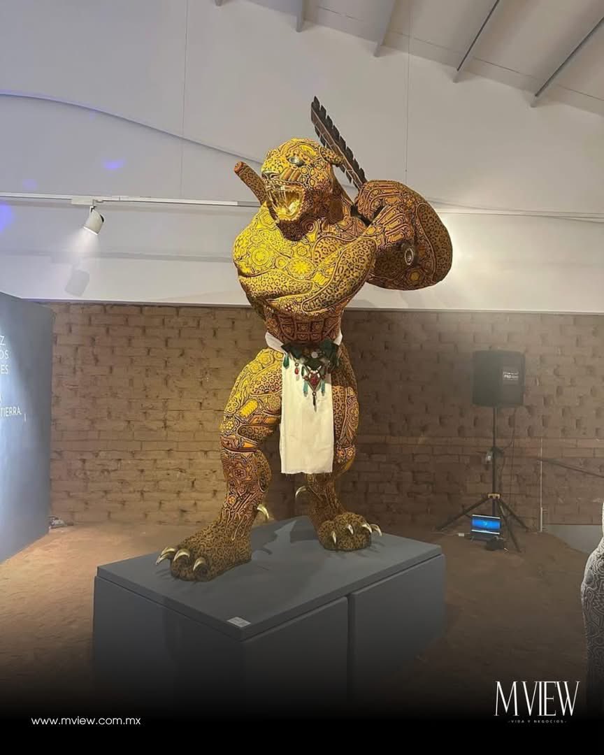 MVIEW_MX's tweet image. La nueva exposición de César Menchaca en Campo Real Vinícola, te invita a descubrir 35 piezas únicas elaboradas con miles de chaquiras de cristal, donde cada detalle refleja el talento artesanal y la riqueza cultural de México. 

#MVIEW #Zacatecas