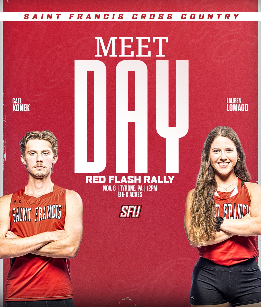 RedFlashXCTF's tweet image. Last lap at home!

📍: Tyrone, Pa.
⏰: 12 pm (W) &amp;amp; 12:45 pm (M)