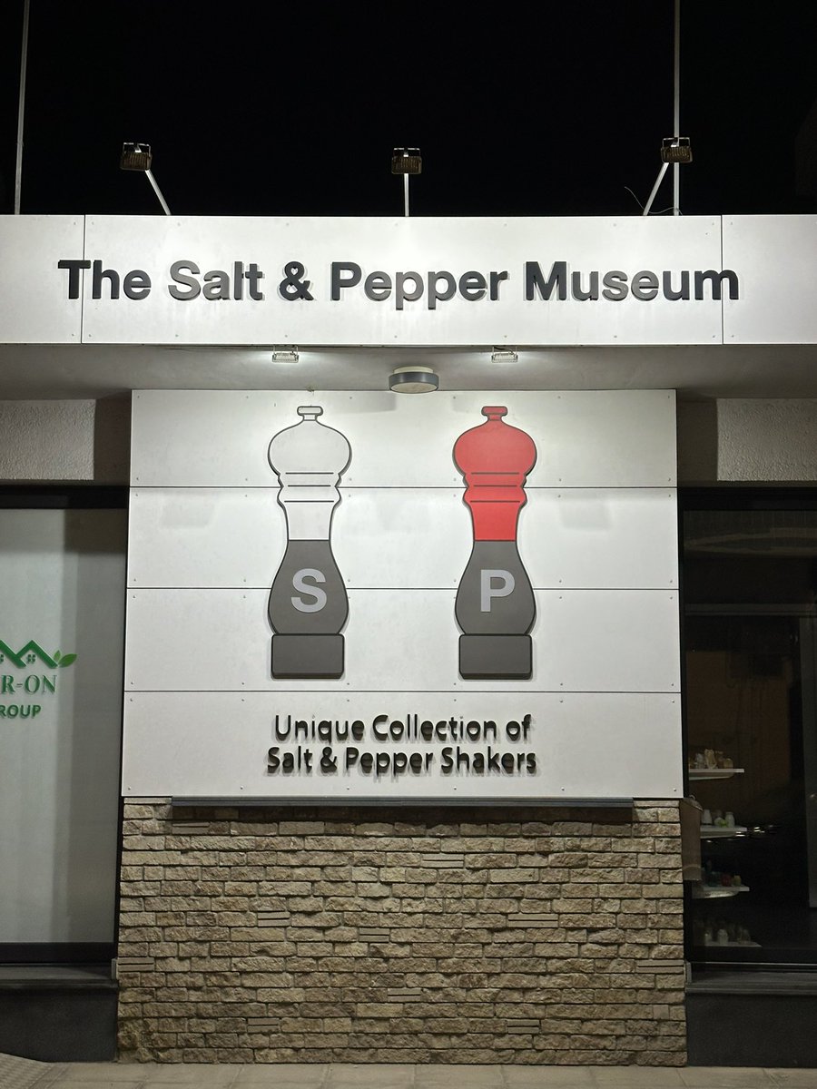 Somewhere in the world there is a museum for everything. This is the Salt and Pepper Museum in Larnaca, Cyprus. Some of you probably know someone that would want to see this one. #museum #salt #pepper #saltandpeppershakers #larnaca #cyprus #travel