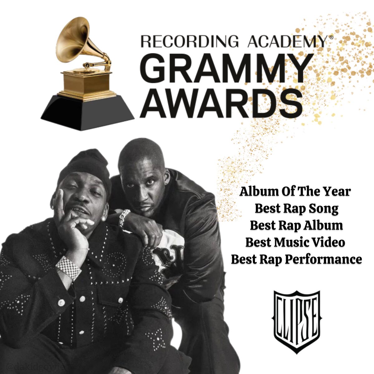 Pusha T is 48 years old. Malice is 53.

‘Let God Sort Em Out’ has gotten Clipse nominated for FIVE Grammys!

Ageism can’t overpower quality music. These nominations are well deserved! 👏🏾