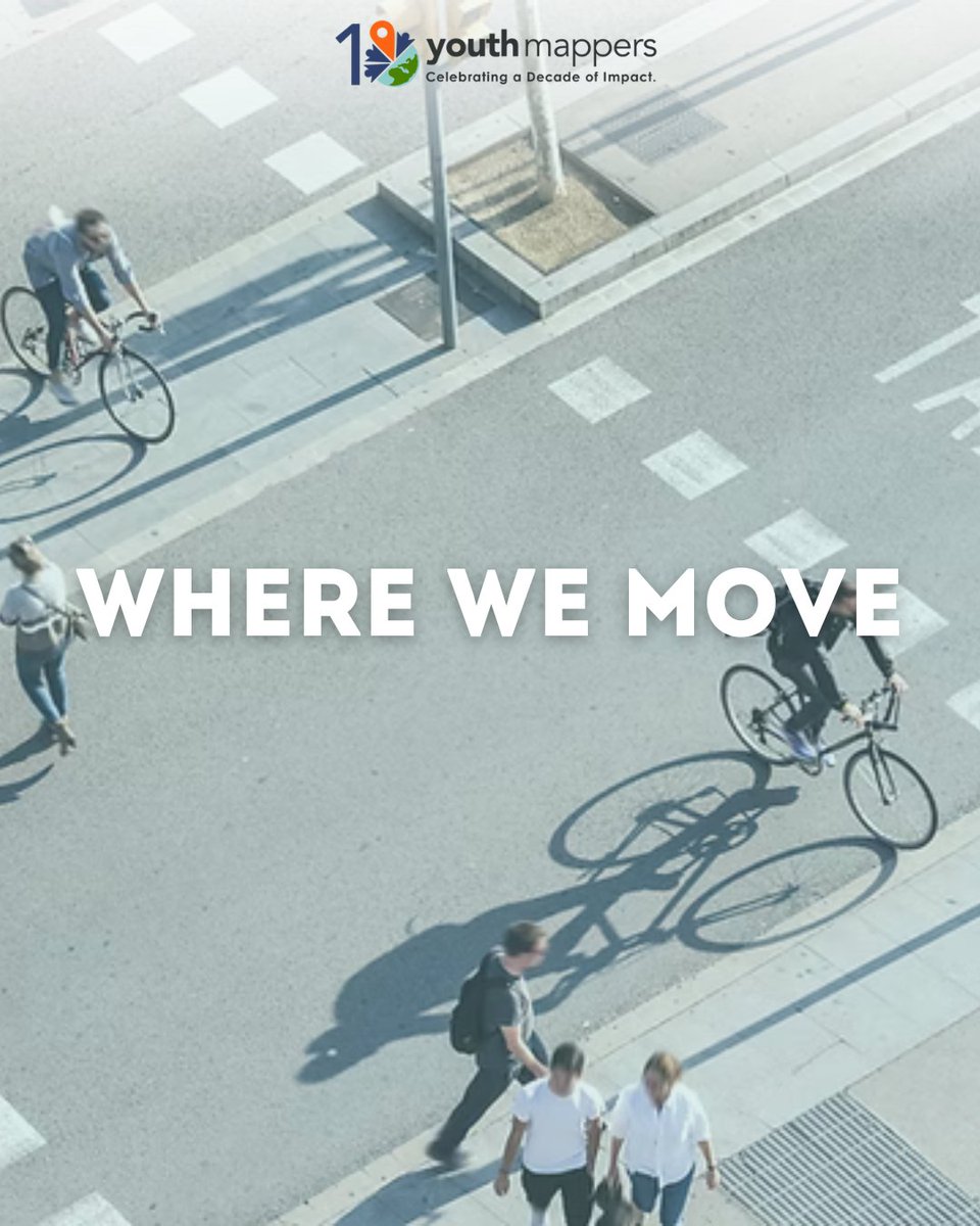 youthmappers's tweet image. Mobility connects us — but for millions, movement is limited by missing data on sidewalks, crossings &amp;amp; transport networks.

Join YouthMappers’ latest campaign to build safer, more inclusive cities 🌍
🔗 youthmappers.org/where-we-move

#YouthMappers #WhereWeMove #OSM #YouthMappers10
