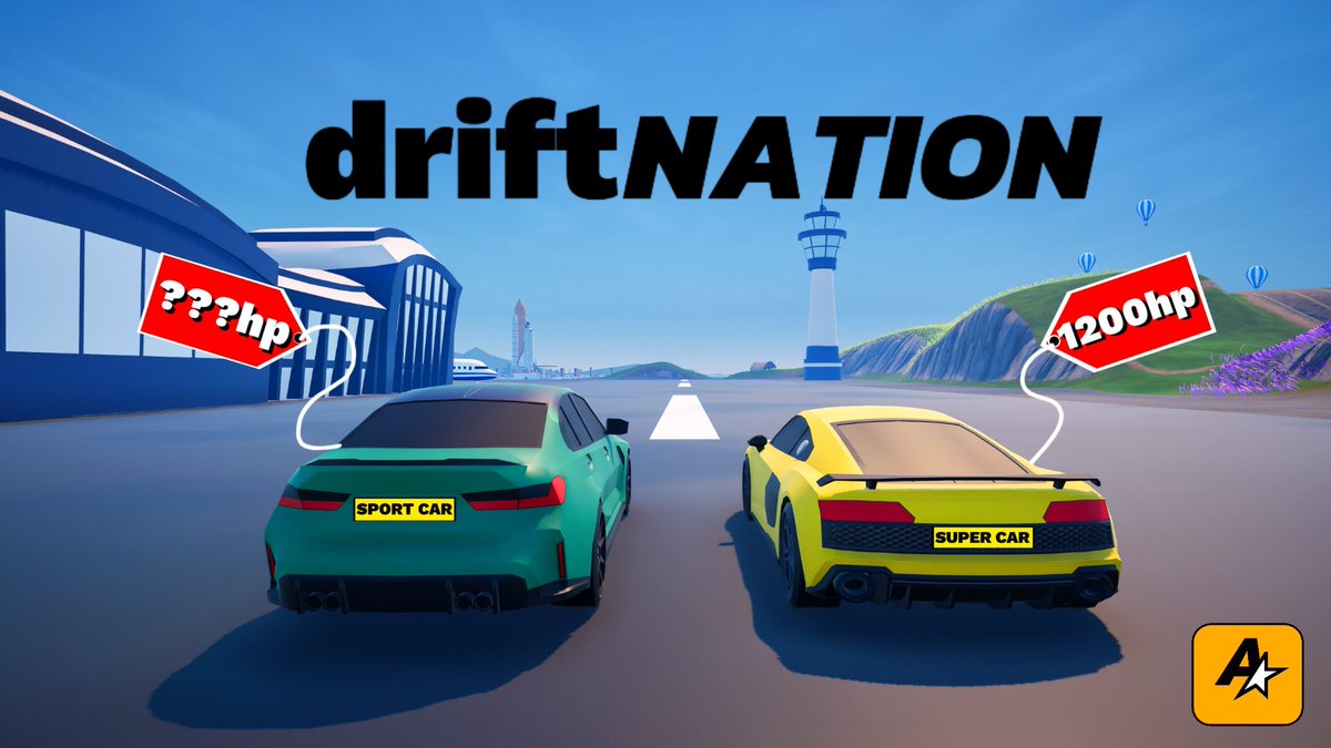 AleCreationsFN's tweet photo. @carwowuk 
TELL @matwatsoncars to try my map 😂😂😂 BIG FAN HERE 💥💥💥
DRIFT NATION on Fortnite 🤩 https://t.co/eoj0IFDrSh