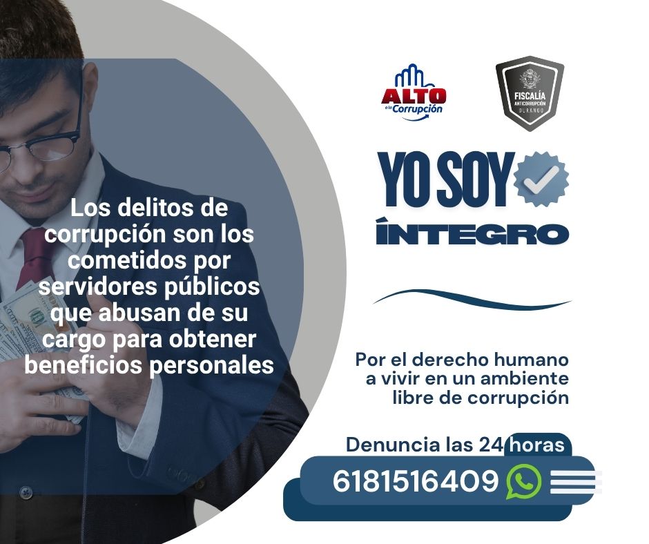 FECCED's tweet image. 🤝 Servir con integridad es un deber
Evita responsabilidades penales y protege tus derechos.
 🚫 La corrupción se castiga.
 ✅ #CumpleLaLey #YoSoyÍntegro 🏛️ #FECCED