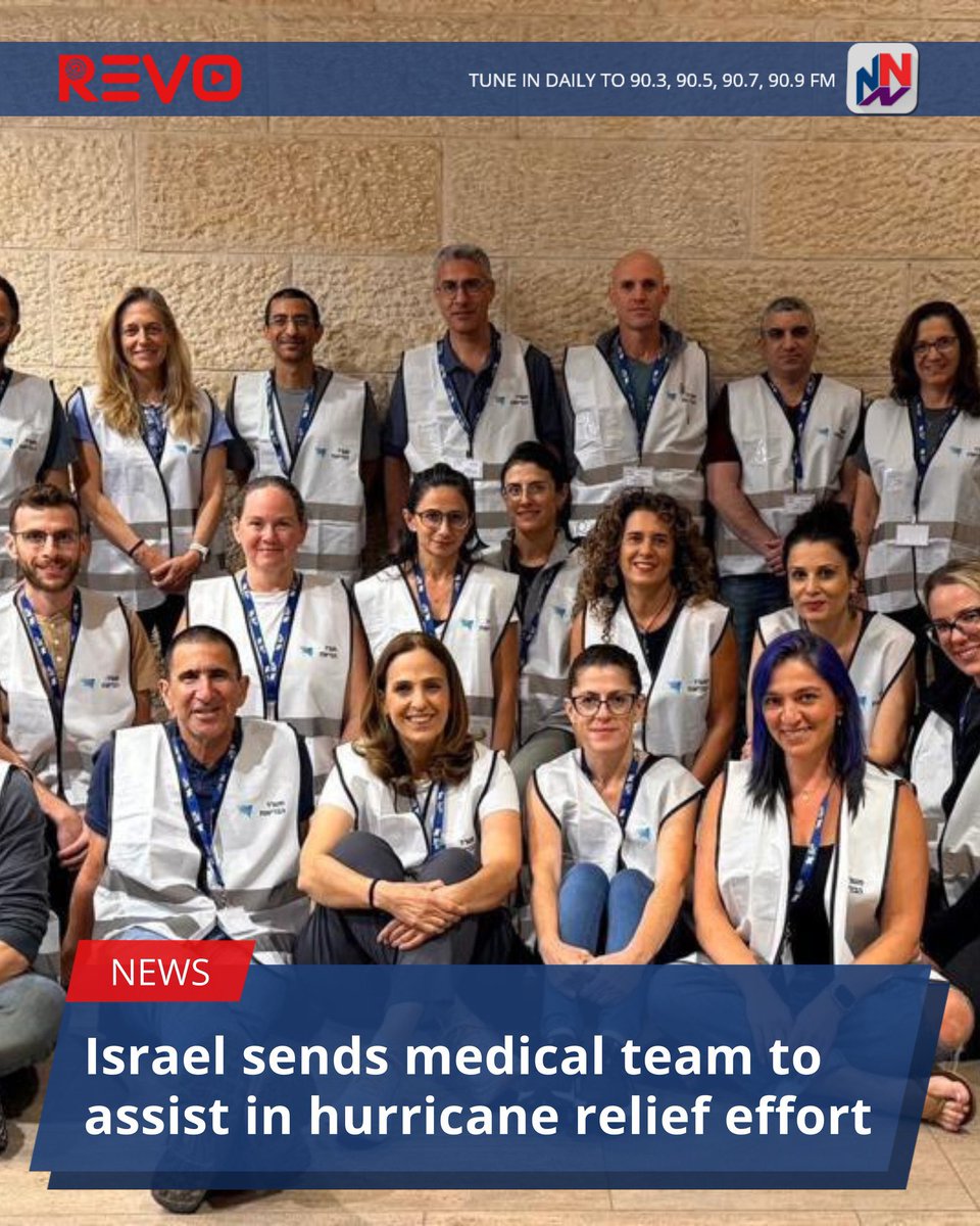 40 members of a World Class Israeli medical team have now arrived in Jamaica.

They are there to support and help with the country’s recovery efforts after of Hurricane Melissa.

Israel is such an incredible nation full of incredible people.

Truly 🇯🇲 🤝🏽 🇮🇱 

Thoughts and prayers