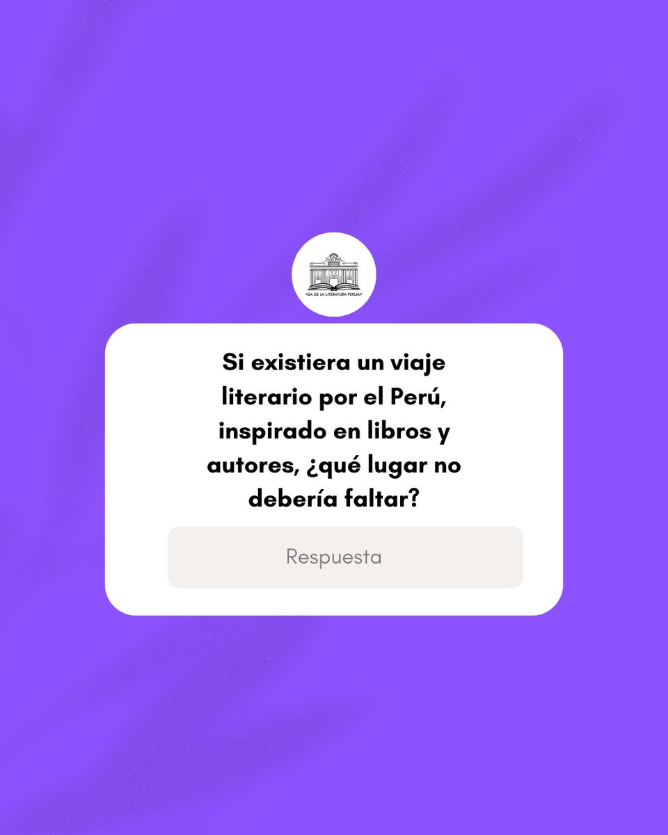 casaliteratura's tweet image. #PREGUNTA