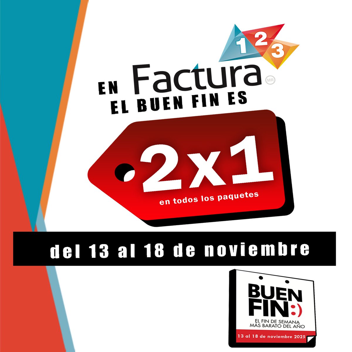 WebSaitMx's tweet photo. 2x1 en todos los paquetes de folios!
Si no estás registrado, regístrate y usa tus 5 folios sin costo para conocer como funciona: https://t.co/Ej7c9sZ02I

No olvides registrar tu Código Promocional: 16572 https://t.co/XMQWziAdt6