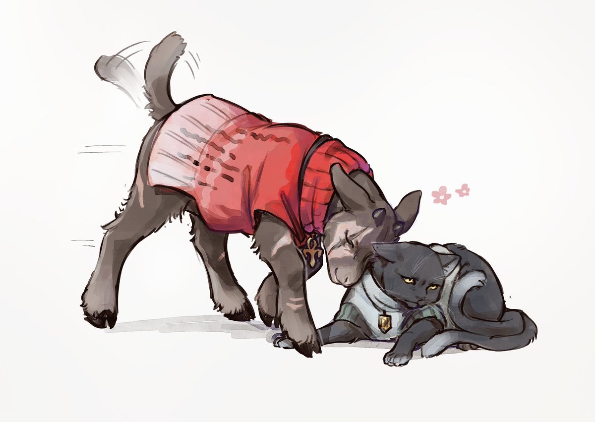 one is cat but still🐏🌸🐈‍⬛