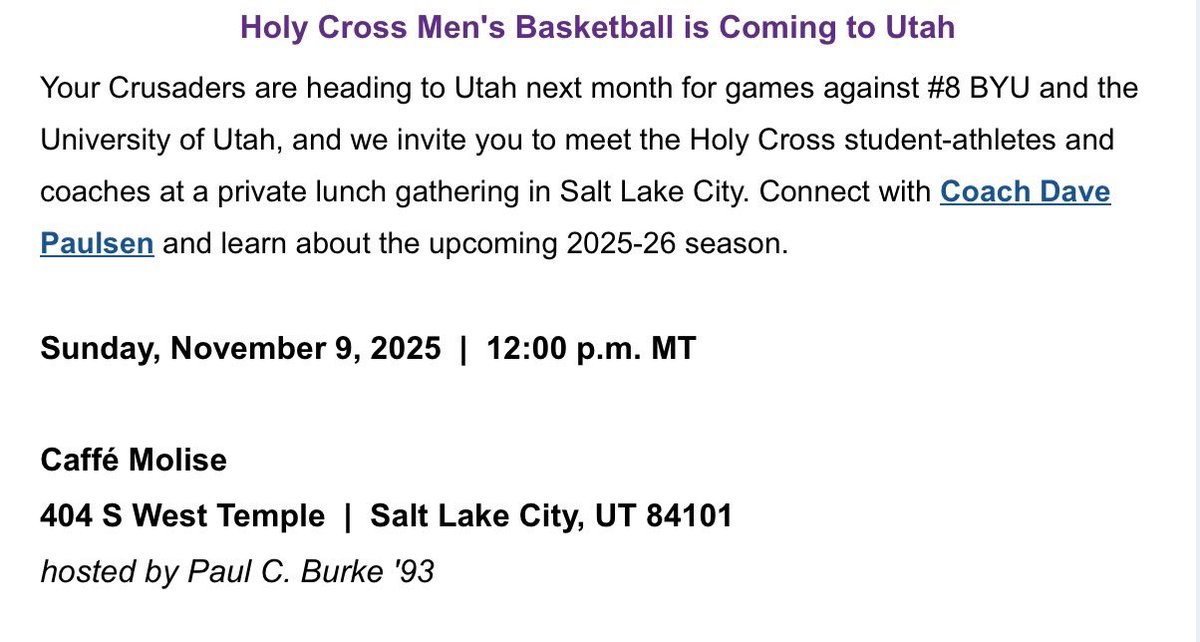 Can’t wait for the event! #GoCrossGo