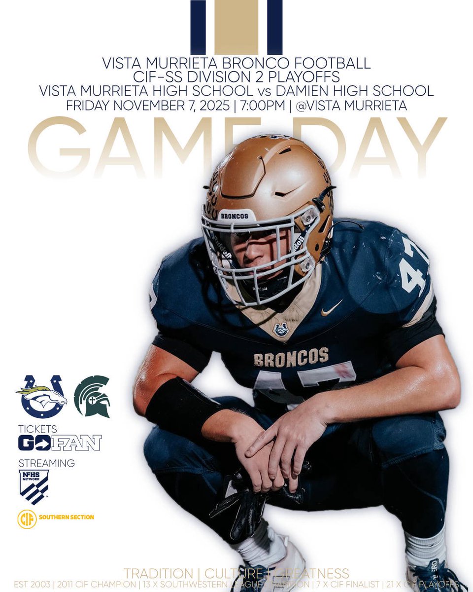Vista Murrieta Football tweet media