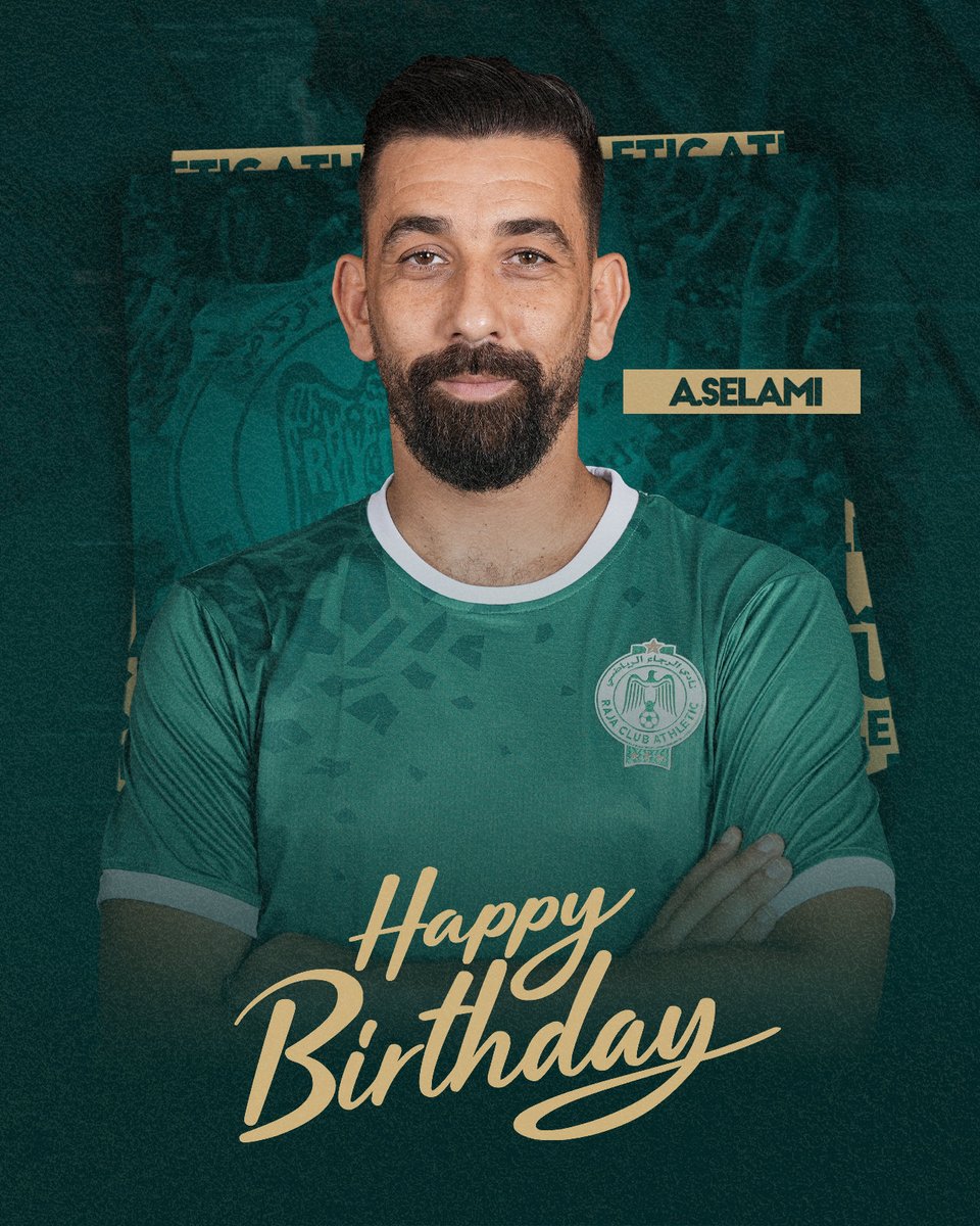 RCAfutsal's tweet image. عيد ميلاد سعيد لمدربنا أيوب السلامي 🎉
نتمنى لك مزيدًا من النجاح والتألق مع نادينا 💚