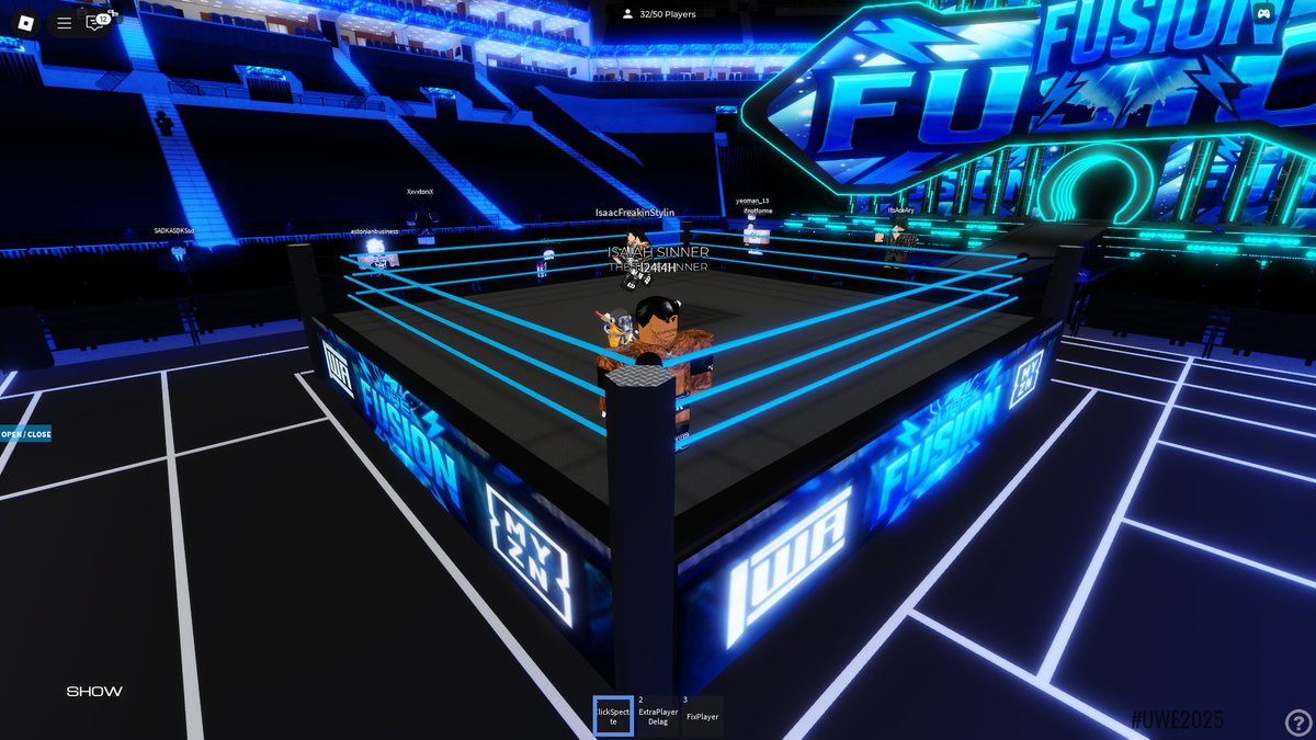 Isaiah Sinner goes one-on-one with Isaac Stylin' for the Intercontinental Number One Contendership.

#UWEFusion, <a href="/UWEONROBLOX/">UWE</a>