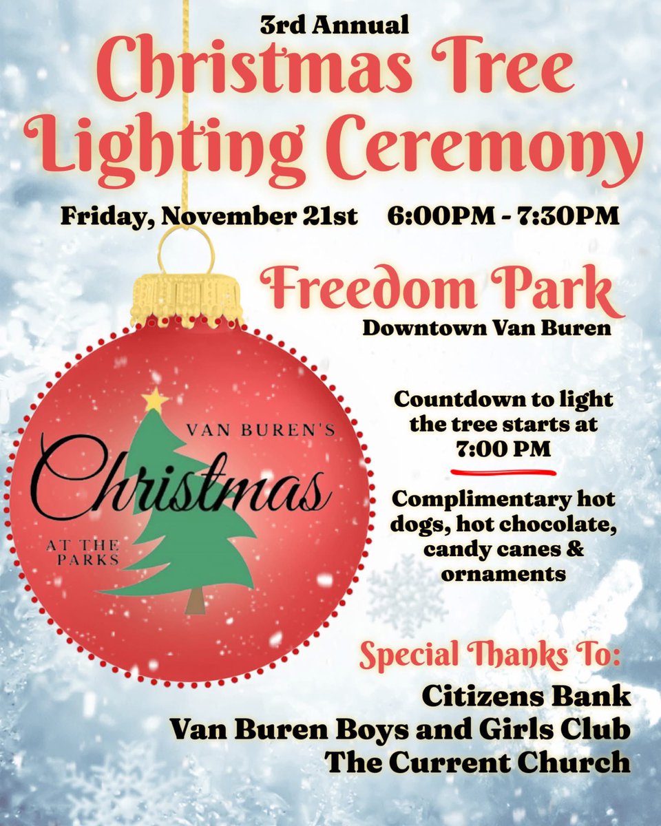 You wouldn’t know it from the temperature today, but it’s going to feel more like Christmas this weekend! As you enjoy the cold be sure to make plans to attend the VB Christmas tree lighting on November 21.