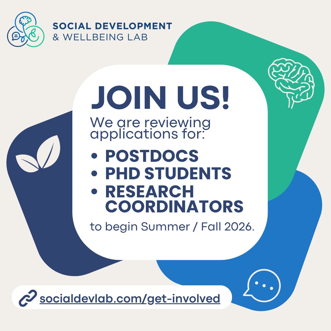 Social Development & Wellbeing Lab tweet media