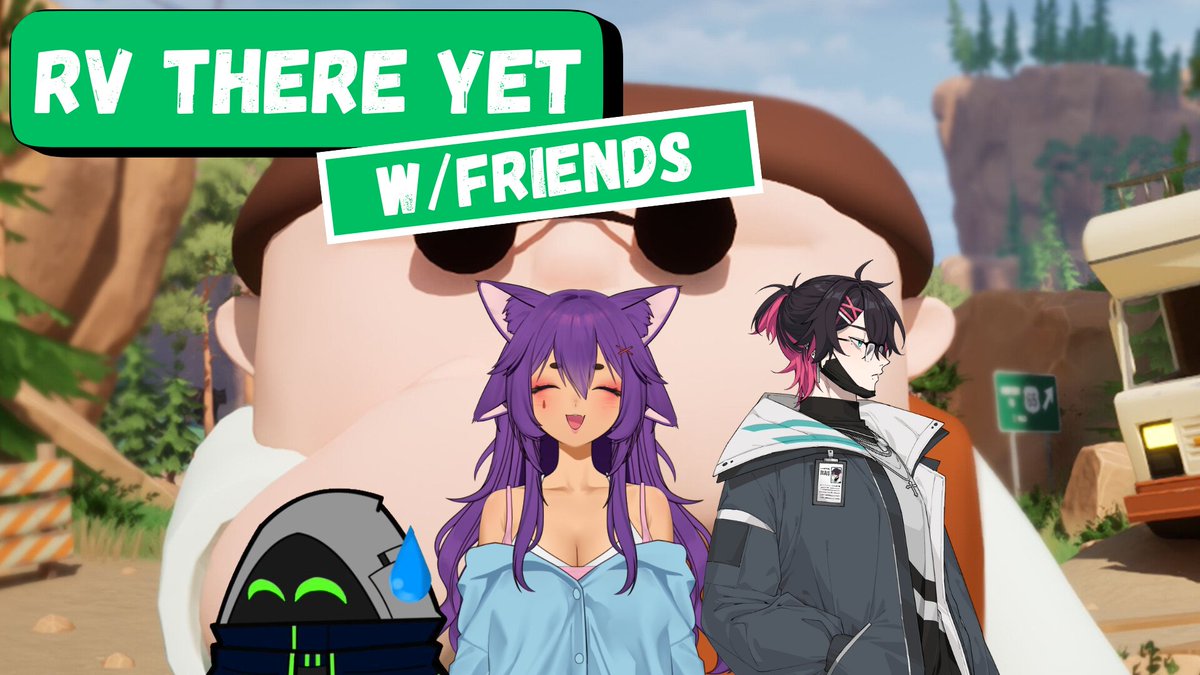 RV STREAM TONIGHT! 

Playing RV THERE YET with <a href="/deltaYUN/">◤YUN-Δ◢ 🎧🪫【 Video Editor 】</a> &amp; <a href="/NykthosNova/">NykthosNova</a>. Tons of laughter, gremlin, and good vibes.

🪷Starts at 7pm ET on Twitch, Tiktok &amp; here!🪷