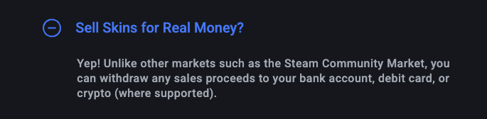 nwidynski's tweet photo. @dinocarrty @Rambofight @csfloatcom So why does their advertising claim otherwise? I don't see Valve making these claims. https://t.co/dutZOd4U2L