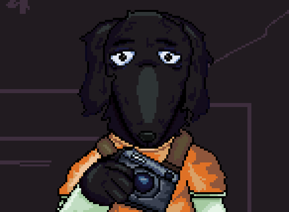 Pixel look outside inspired icon for Dane.