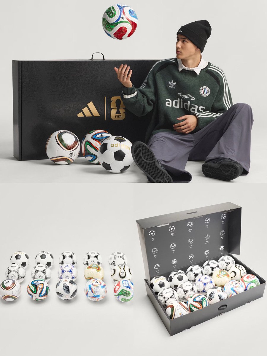 AtaqueFutbolero's tweet image. Por Dios, mirá lo que es esta colección que sacó Adidas con TODAS LAS PELOTAS de los Mundiales.

ESPECTACULAR. 😮‍💨⚽️