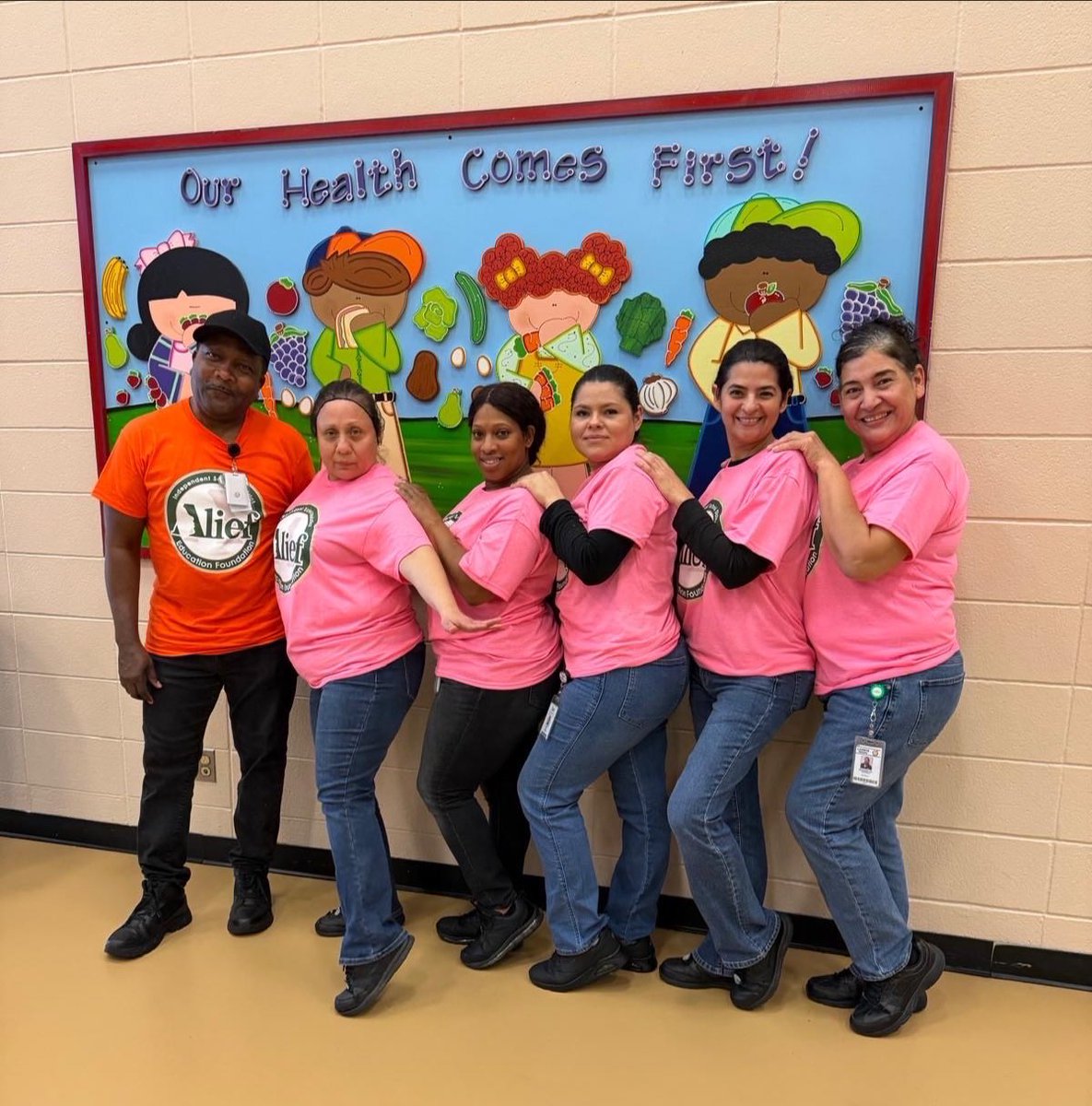 Shout out  to <a href="/landis_es/">Landis Elementary</a> Nutrition Department for supporting the Foundation, and wearing their shirts 👚 ! 

Thank you for making sure our kiddos have warm meals, and happy tummies!
