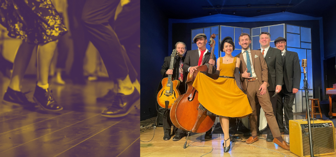 LAPublicLibrary's tweet image. A favorite of the local swing dance and vintage communities, the Pepper Moons return with their elegant pre-bop styles from the glamorous Swing Era.

📅 November 9, 2025
⏰ 2:30 p.m. - 4 p.m.
📍 Westwood Branch Library
🔗 lapl.org/whats-on/event…