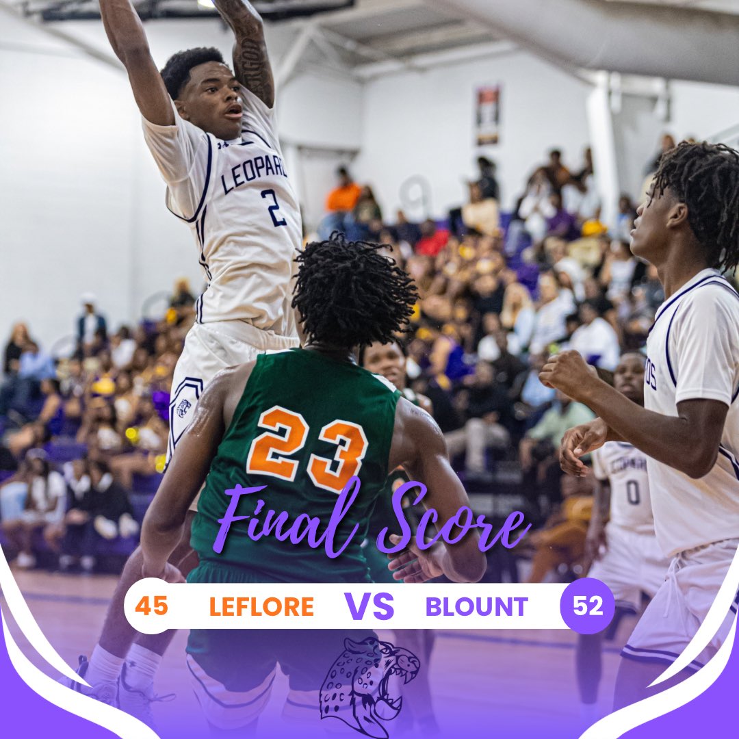 🔥 Final from Blount High! 🔥

The Leopards came out strong in the season opener vs. LeFlore — with several standout performances 🐆

🏀 Jaiden Beck – 31 pts | 7 ast | 4 reb | 3 stl

🔥 Naheem “Dream” Thomas – 8 pts | 7 reb | 3 blk

⚡ Kobi Benjamin – 8 pts | 4 ast | 4 stl