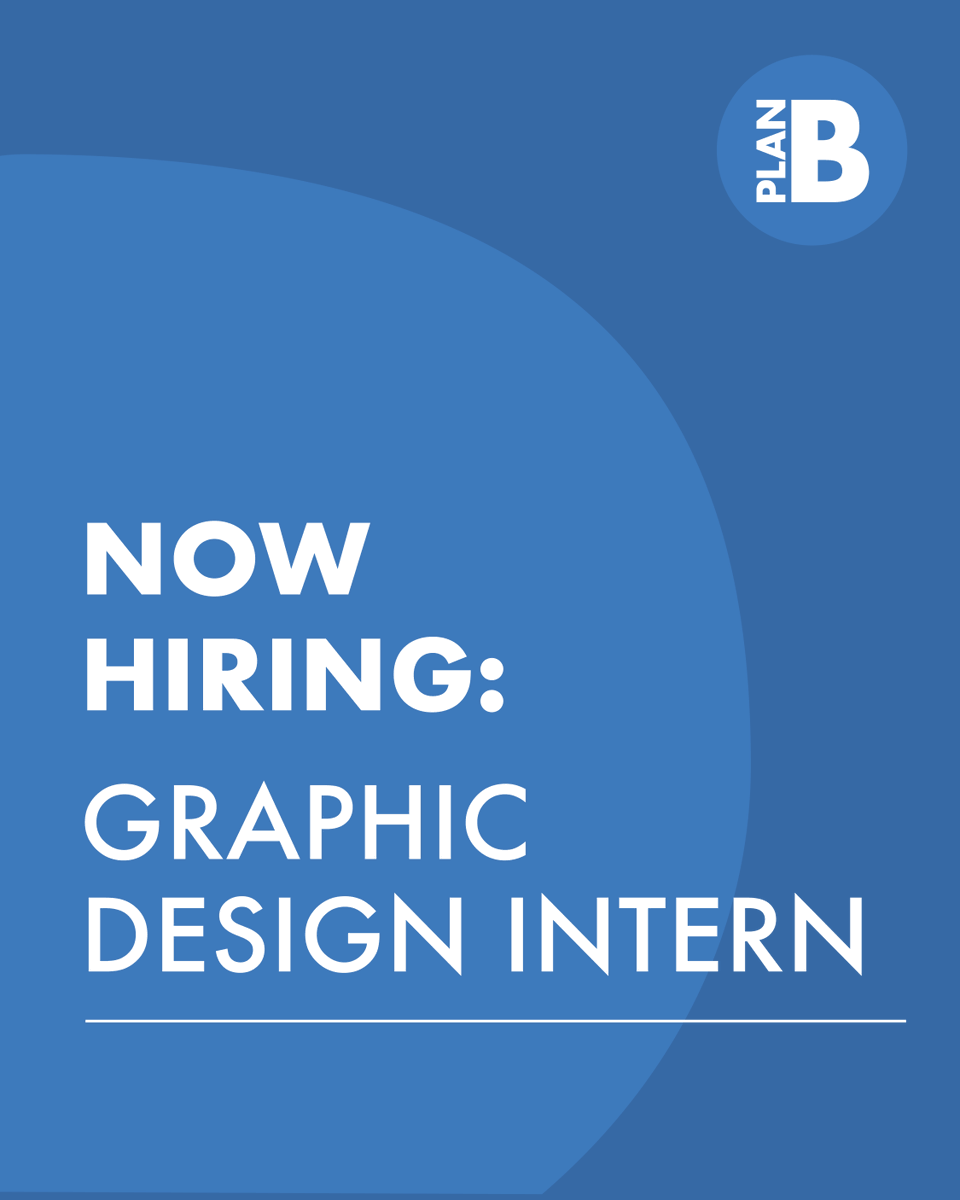 ThisIsPlanB's tweet photo. Have a knack for visuals? You might be the Graphic Design Intern our creative agency needs! ⁣⁣⁣⁣⁣⁣⁣Put your love for creative thinking to work while chalking up some real-life advertising experience in our paid internship program. Apply today: https://t.co/x1mP24Gp0O. https://t.co/4kG5D7OIl2