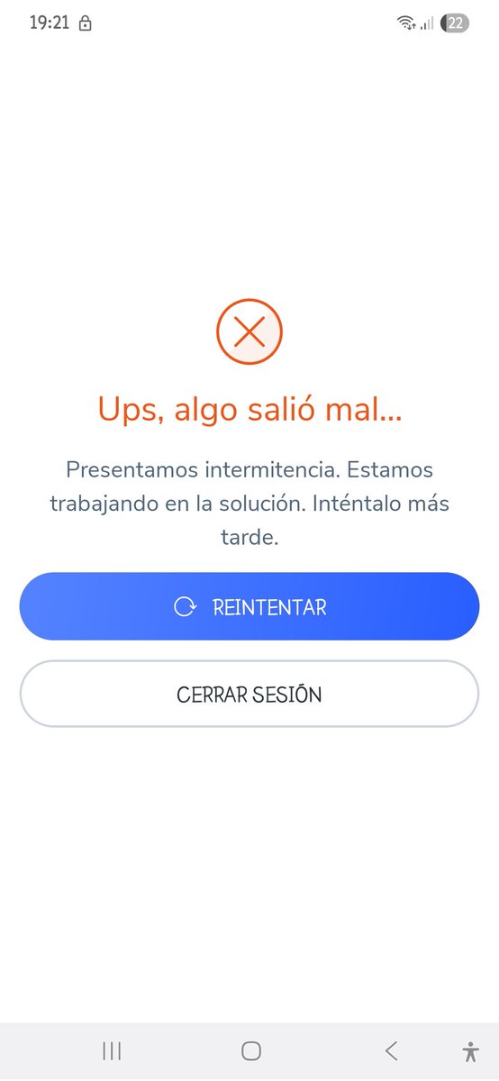 Womanlove74's tweet photo. @bancodechile app de Banco presenta problemas hace bastante rato. Trate de ingresar a través de Banconexion y pasa lo mismo. https://t.co/eyWnRZf0oj