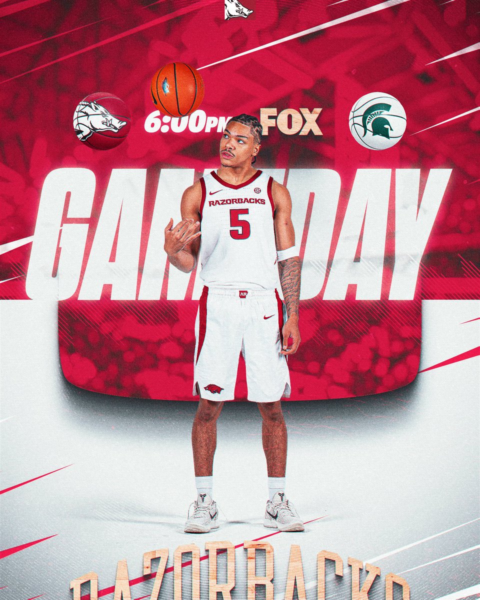 RazorbackMBB's tweet photo. IT'S A GREAT DAY FOR A GAMEDAY https://t.co/9BCamnF1rB