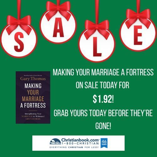 garyLthomas's tweet image. Making Your Marriage a Fortree on sale TODAY for $1.92 on Christianbook.  Grab Yours Today! buff.ly/jLbeSTD 

#garythomas #garythomasbooks #authorgarythomas #makingyourmarriageafortress #christianbook