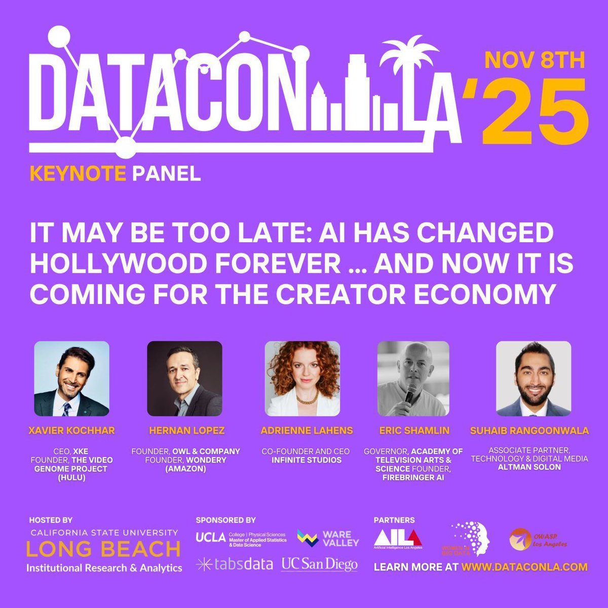 Q: Who wants to spend their Saturday getting smarter about AI/ML Data Science, Data Engineering, Business Analytics and Data Career Development?

A: At least 703 people as of Friday morning and counting. 

Including yours truly, who will be part of a panel about AI and the