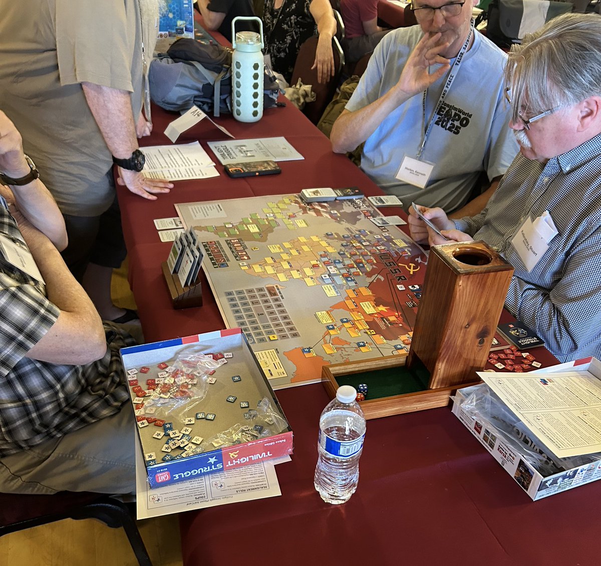 Playdek's tweet photo. We got Twilight Struggle in two forms today! @gmtgames @SDHistCon https://t.co/mYOG1Gxa0Q