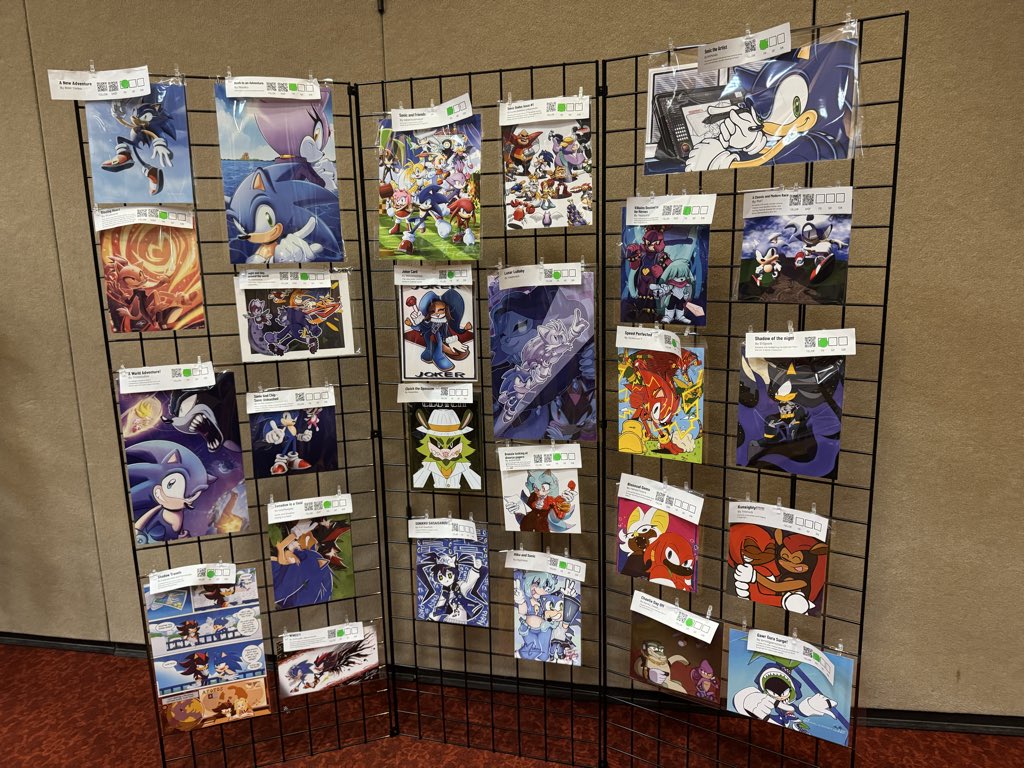 artsyBowsy's tweet photo. Artist Gallery at Sonic Expo Dallas!! #SonicExpo https://t.co/b8sVYeavFO