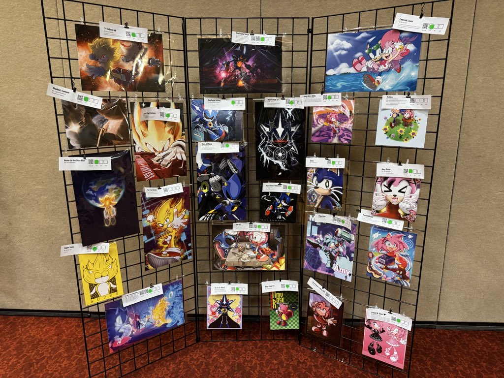 artsyBowsy's tweet photo. Artist Gallery at Sonic Expo Dallas!! #SonicExpo https://t.co/b8sVYeavFO