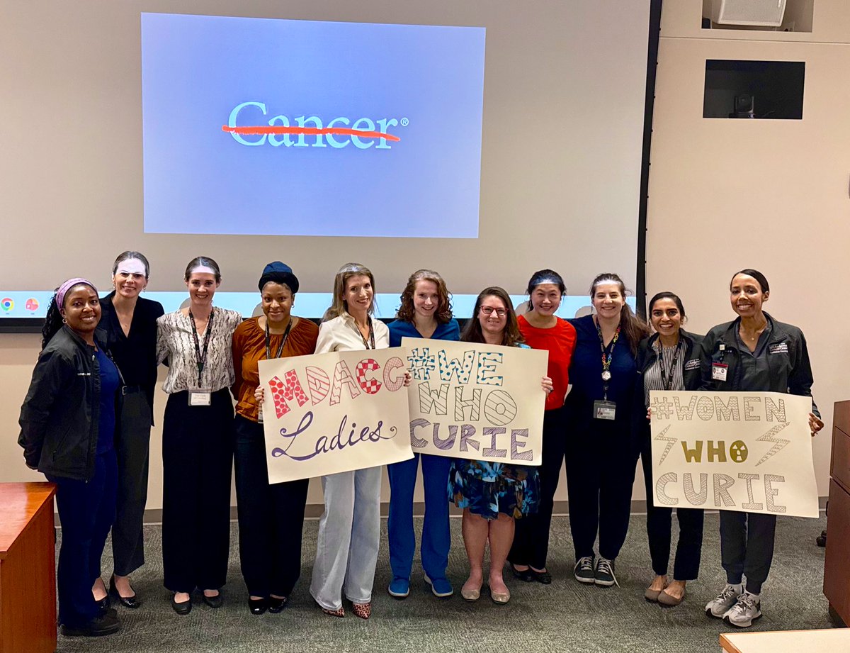 Happy #womenwhocurie day from the amazing <a href="/MDAndersonNews/">MD Anderson Cancer Center</a> #radonc(s)!

I’m so🍀 to train with &amp; learn from these incredible colleagues ❤️

&amp; Happy BDay to Marie Curie 🎂

#wewhocurie <a href="/ASTRO_org/">ASTRO</a> <a href="/S_W_R_O/">SWRO</a> <a href="/ARRO_org/">ARRO</a> <a href="/ACRORadOnc/">ACRO - American College of Radiation Oncology</a> <a href="/ArsRocket/">ARS ROCKET🚀</a> <a href="/RadiumSociety/">Amer. Radium Society</a> 
<a href="/ACKoongMDPhD/">Albert Koong, MD PhD</a> <a href="/PrajnanDasMD/">Prajnan Das, MD, MS, MPH</a>