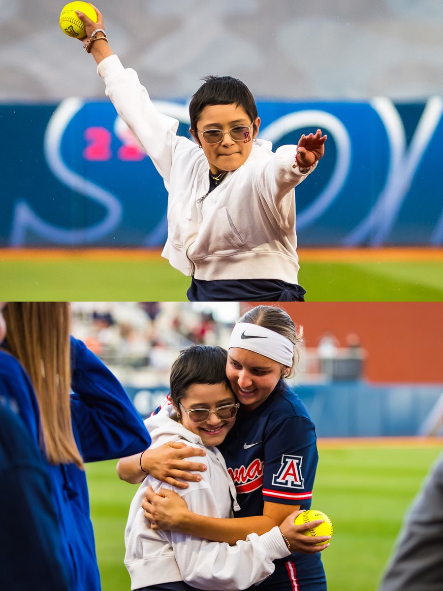 ArizonaSoftball's tweet image. Welcome to the newest Wildcat, Bella! 

Tonight is signing day for Bella, our @GoTeamIMPACT match, and we are so excited to have her as a member of our team!