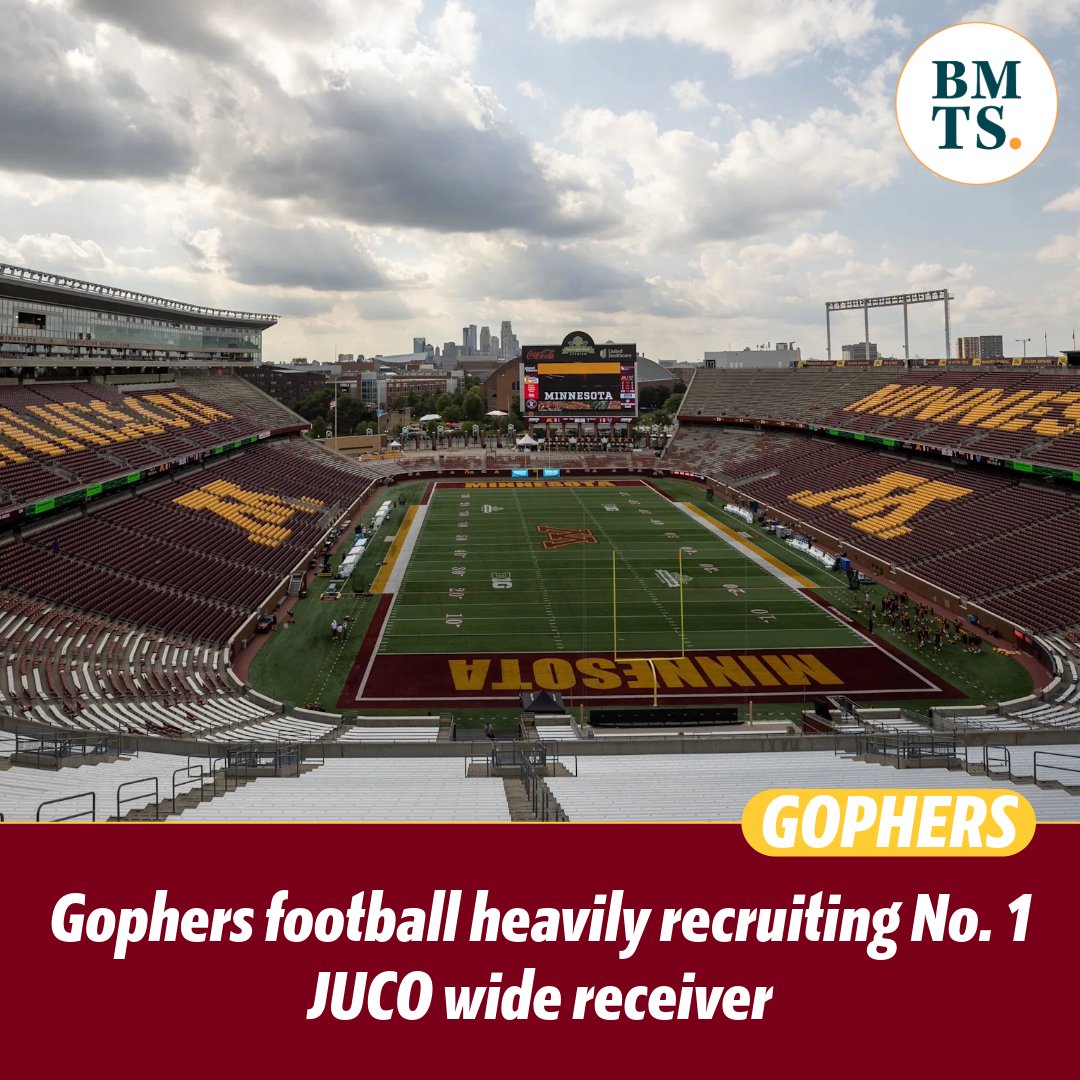 Gophers football is heavily recruiting the No. 1 JUCO wide receiver in the country, Derrick Salley Jr.

Read more: si.com/college/minnes…