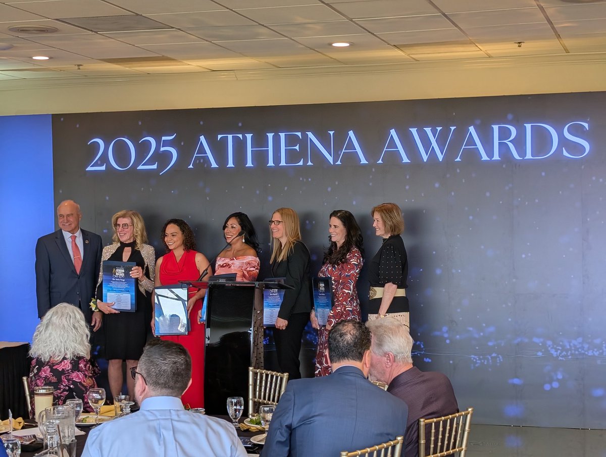 Attended the 2025 Athena Awards. Congratulations to a distinguished group of honorees.
