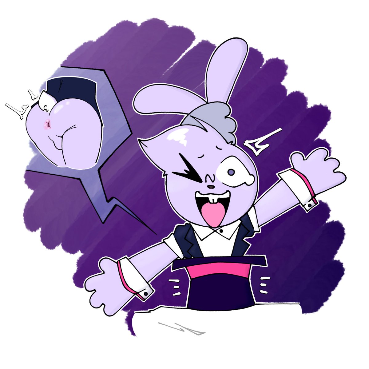 RoniNotSFW's tweet image. He learned a new magic trick ✨✨