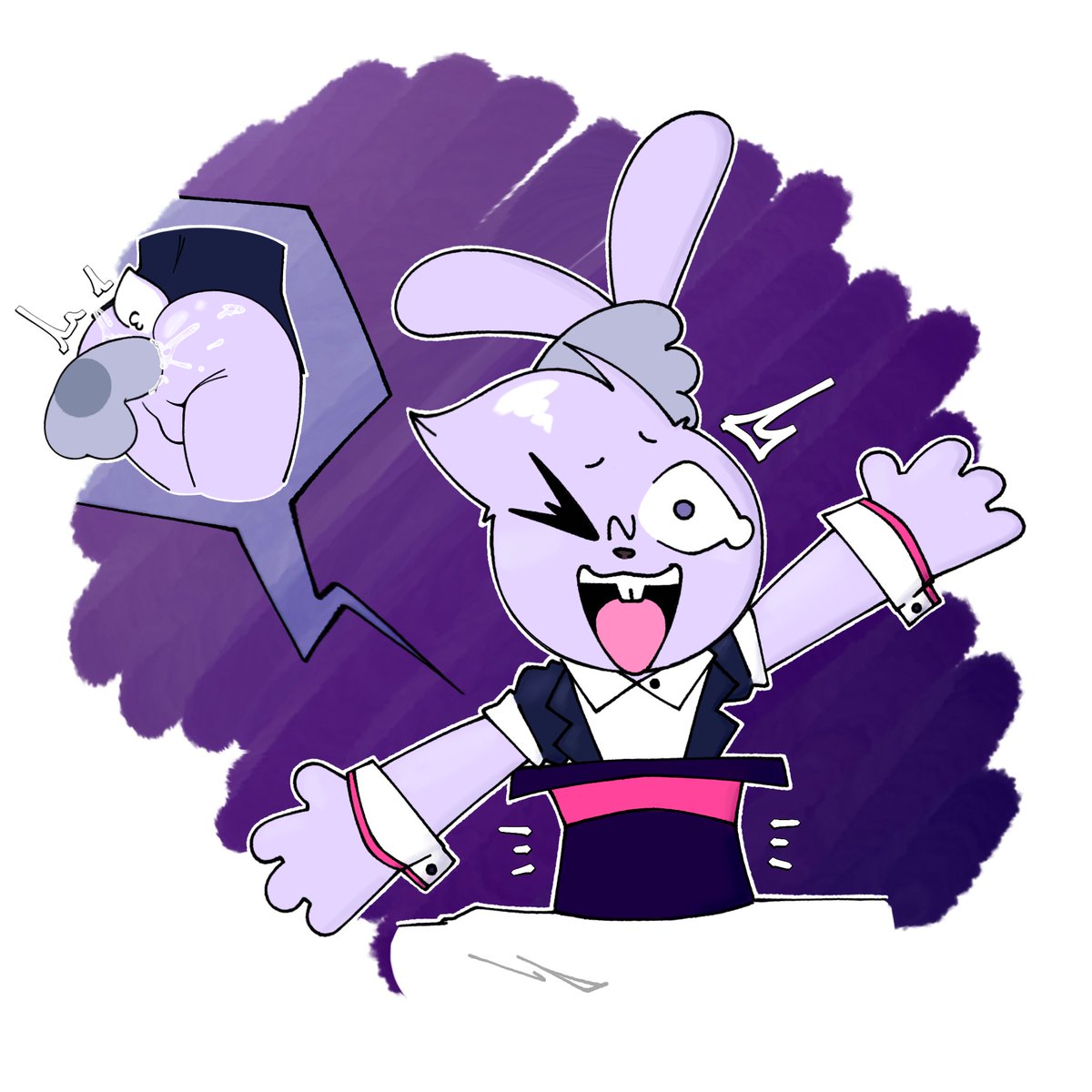 RoniNotSFW's tweet image. He learned a new magic trick ✨✨