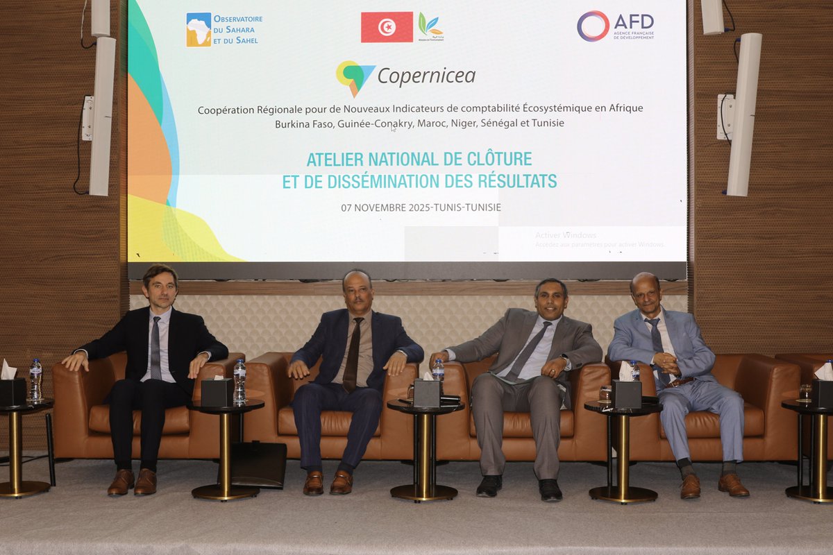 OSS_Comms's tweet image. Tunisia: the national closing workshop of the COPERNICEA project confirmed progress on ENCA and the commitment to integrate it into public policies.
To know more: oss-online.org/en/CoperniceaT…