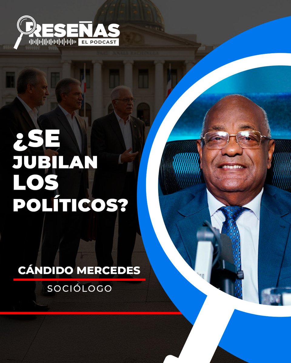 Esta semana planteamos el tema que se evade abordar: los líderes políticos dominicanos son como los floreros chinos, siempre están en el medio. Esta semana en @Reseñas el podcast plantemos el debate con el sociólogo Cándido Mercedes. ⁦<a href="/Adelaida33/">𝓐𝓭𝓮𝓵𝓪𝓲𝓭𝓪 𝓜𝓪𝓻𝓽í𝓷𝓮𝔃 𝓡.🇩🇴 🦂</a>⁩, ⁦<a href="/AshelyRosaR/">Ashely Rosa</a>⁩.