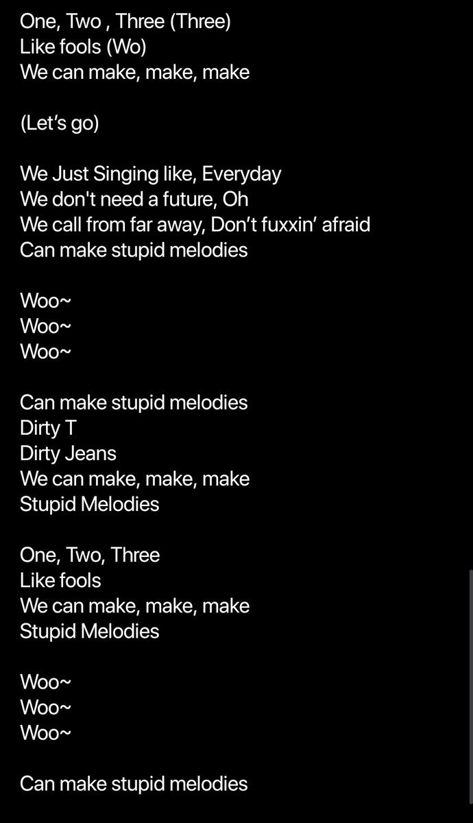 5. Stupid Melodies