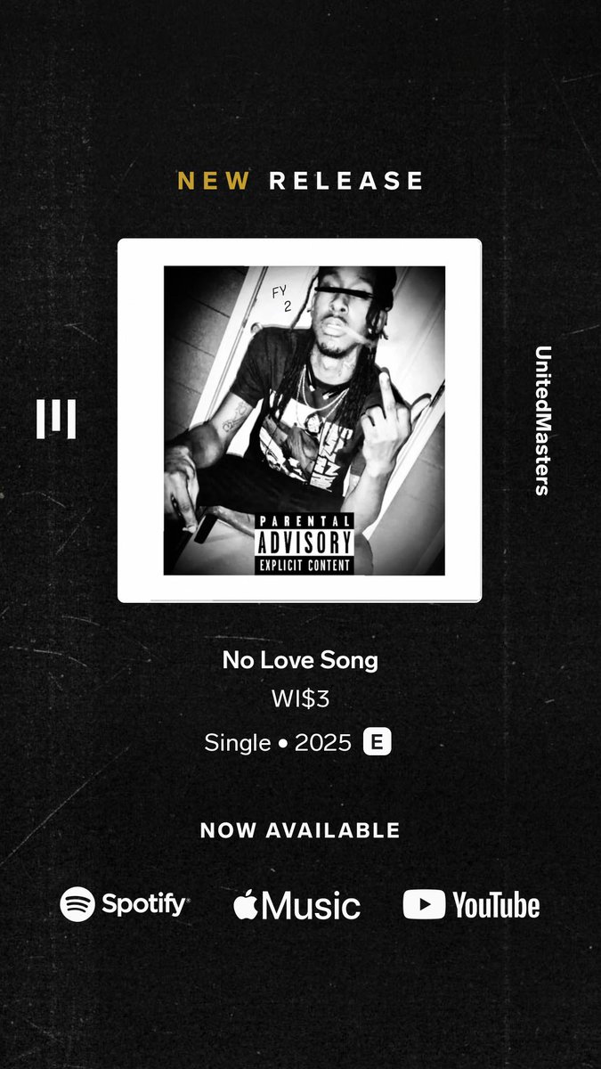 TiageeK92188's tweet image. WI$3 - No Love Song unitedmasters.com/m/no-love-song…