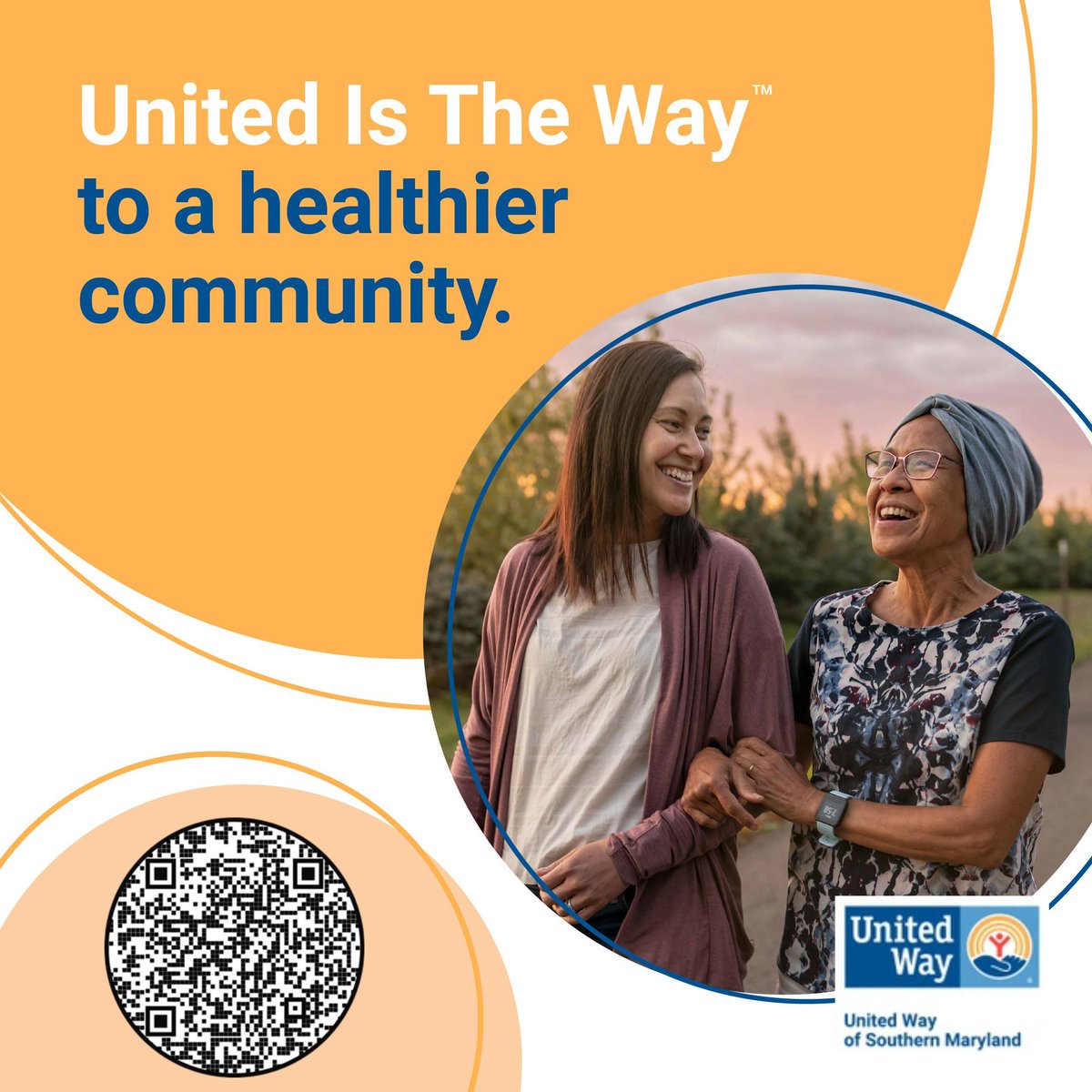 United Way of So MD is dedicated to supporting the communities of Calvert, Charles, and St. Mary's Counties. Your generous contribution will remain within these areas, directly benefiting your local neighbors who are in need. UNITED IS THE WAY. Make a difference by giving today.