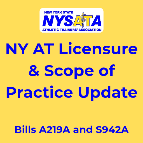 GO_NYSATA's tweet image. 💬FAQ #4: What if I’m not currently a NYSED Certified Athletic Trainer❓

Now’s the time to act⏰

Don’t wait until it’s too late❗️Apply to get certified NOW &amp;amp;  be part of this historic new era for Athletic Training in New York! 

#AthleticTraining #Licensure #ATsAreHealthCare